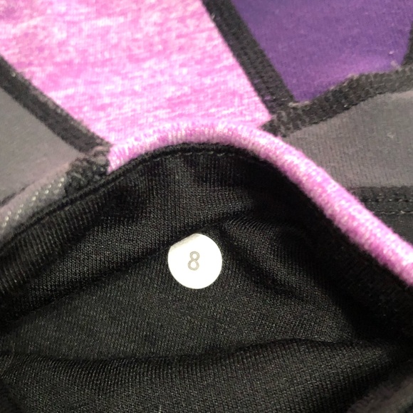 Lululemon Reversible Capris Sz 8 - Picture 1 of 2